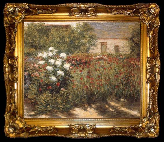 framed  John Leslie Breck Garden at Giverny, ta009-2